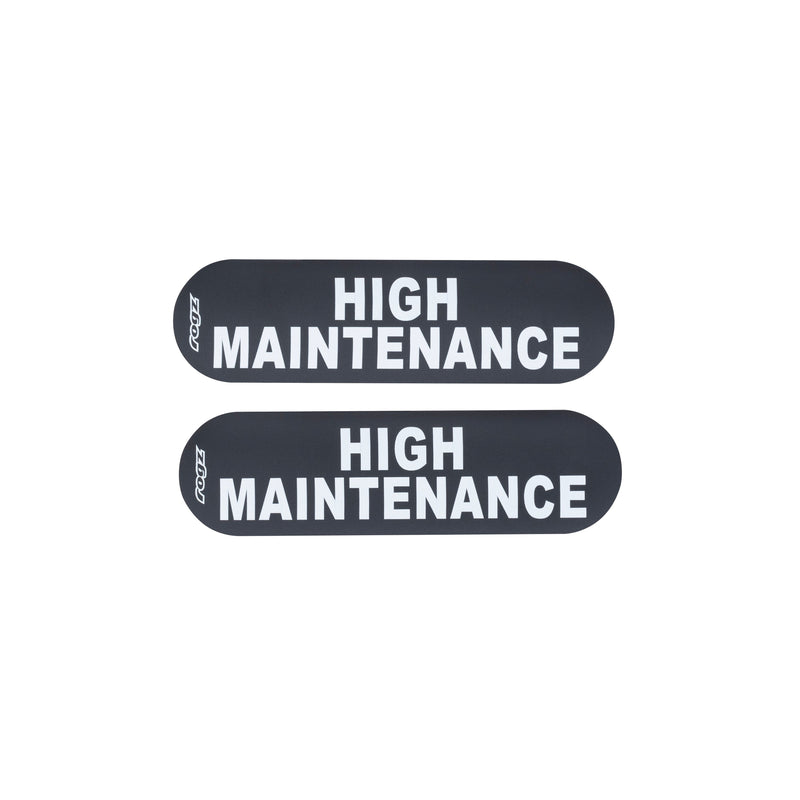 Rogz Pre-Made Badge High Maintenance Lge