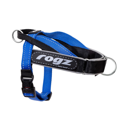 Rogz Utility LetzGo Personalisable Harness Blue Sml