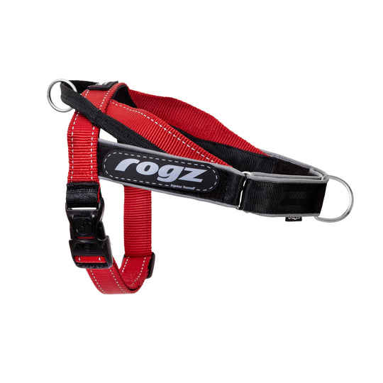 Rogz Utility LetzGo Personalisable Harness Red Med/Lge