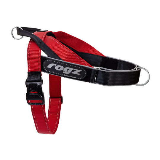 Rogz Utility LetzGo Personalisable Harness Red Xlge