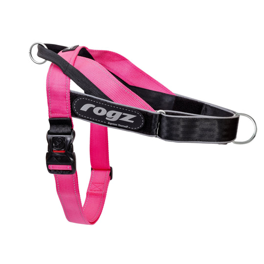Rogz Utility LetzGo Personalised Harness Pink Xlge