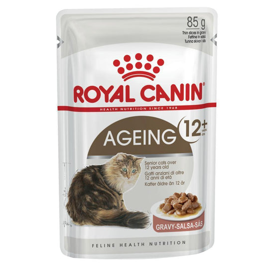 Royal Canin Cat Ageing 12+ with Gravy Wet Food Pouch 85g