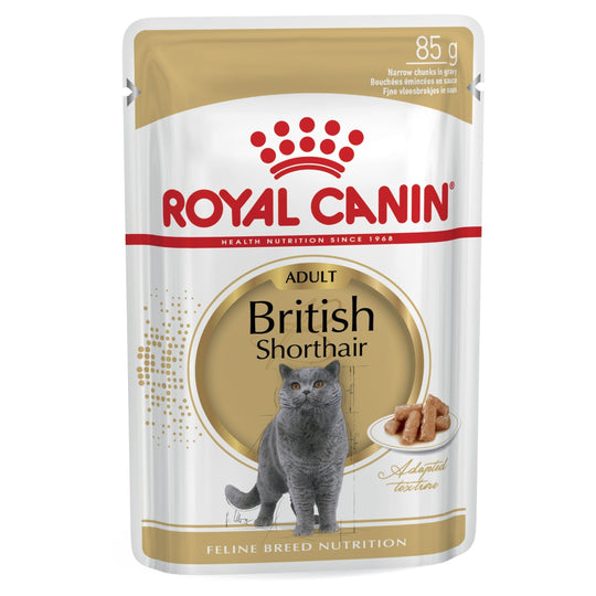 Royal Canin Cat British Shorthair Adult Wet Food Pouch 85g