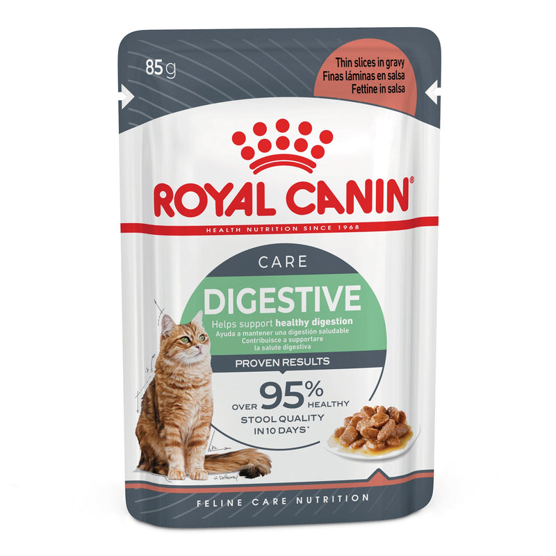 Royal Canin Cat Digestive Care Adult Gravy Pouches 85g x 12