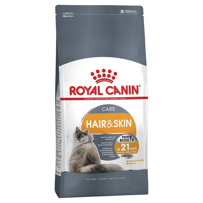 Royal Canin Cat Hair and Skin Adult Dry Food 2kg (+_+)-Habitat Pet Supplies