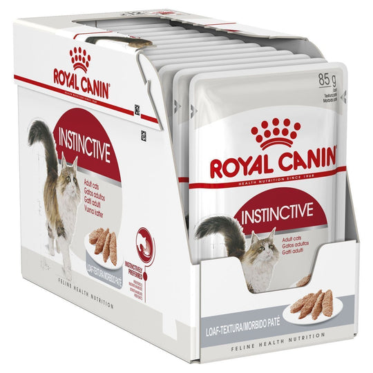Royal Canin Cat Instinctive with Loaf Adult Wet Food Pouches 85g x 12