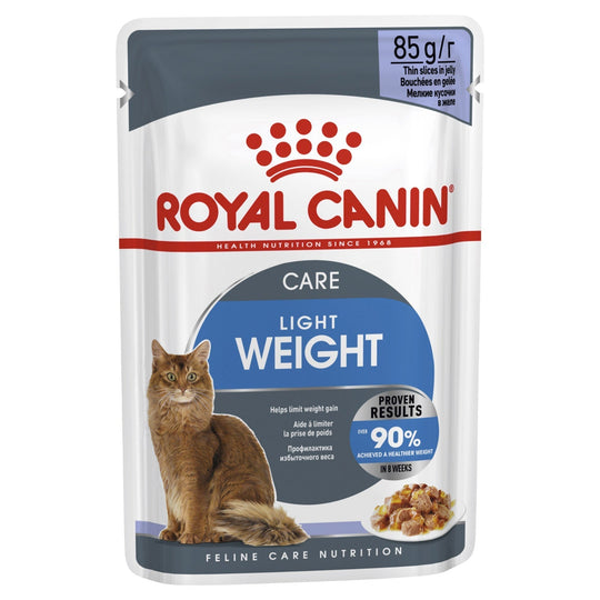 Royal Canin Cat Light Weight Care with Jelly Adult Wet Food Pouch 85g