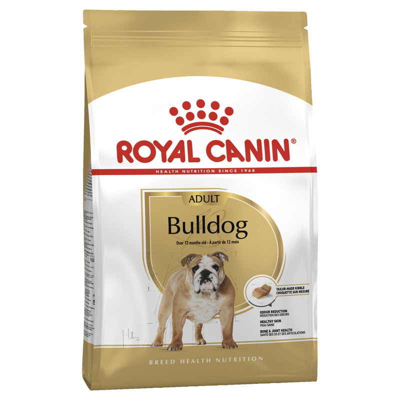 Royal Canin Dog Bulldog Adult Dry Food 12kg-Habitat Pet Supplies