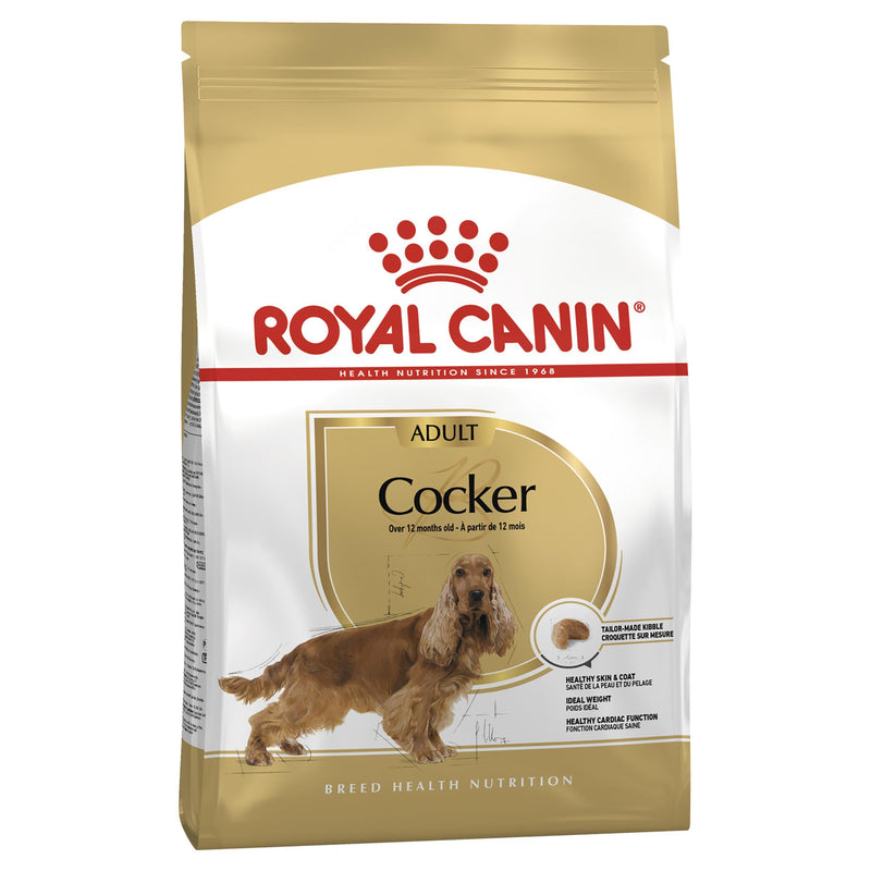 Royal Canin Dog Cocker Spaniel Adult Dry Food 12kg-Habitat Pet Supplies
