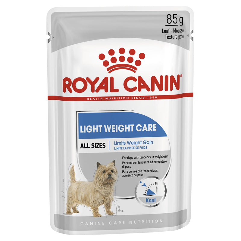 Royal Canin Dog Light Weight Care Loaf Wet Food Pouch 85g (+_+)-Habitat Pet Supplies