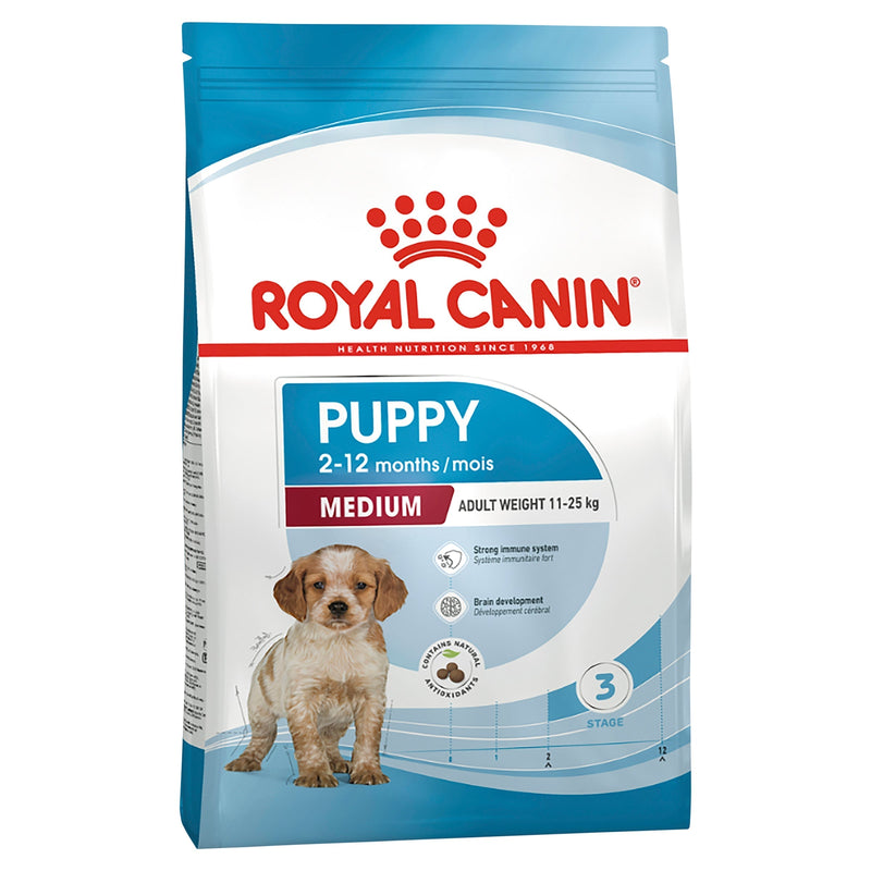 Royal Canin Dog Medium Puppy Dry Food 15kg-Habitat Pet Supplies