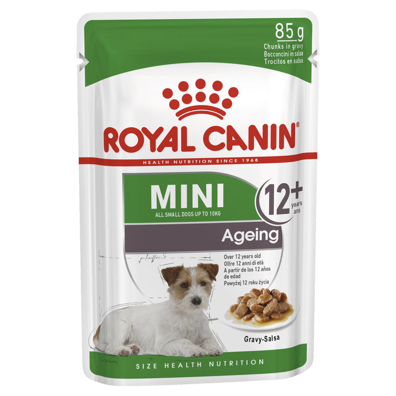 Royal Canin Dog Mini Ageing 12+ Wet Food Pouch 85g*~*-Habitat Pet Supplies