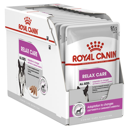 Royal Canin Dog Relax Care Loaf Wet Food Pouch 85g x 12