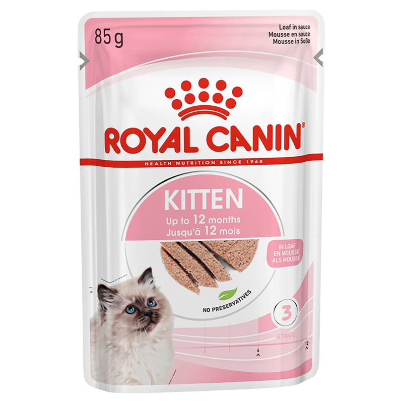 Royal Canin Kitten with Loaf Wet Food Pouch 85g-Habitat Pet Supplies
