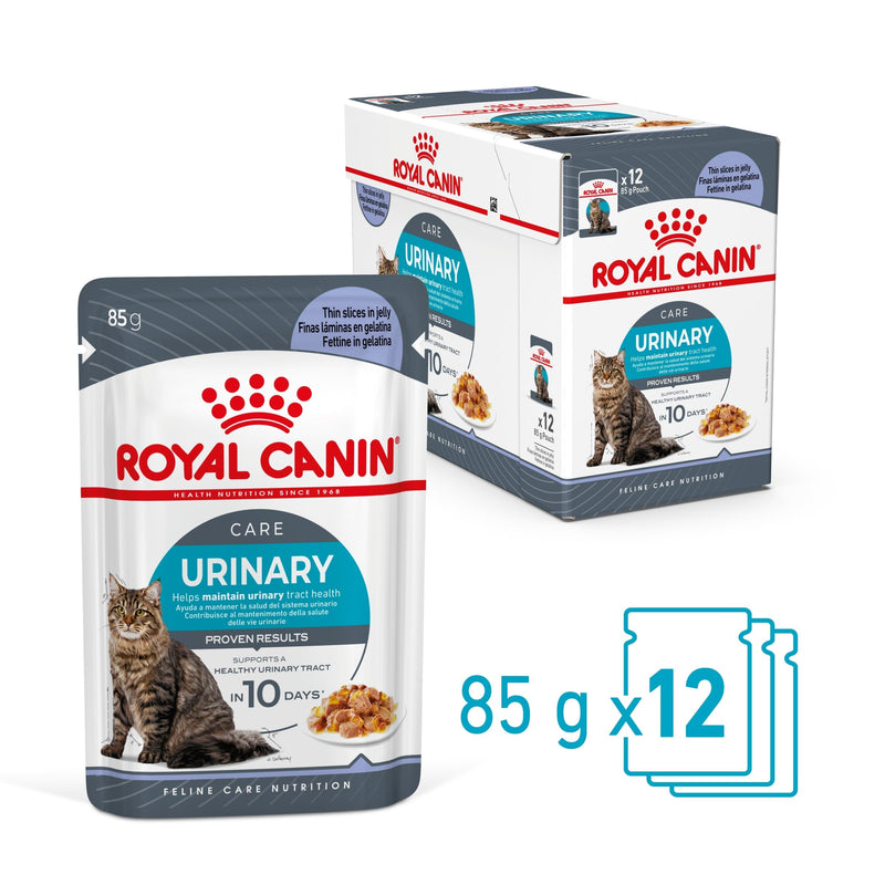 Royal Canin Urinary Care with Jelly Wet Food Pouch 85g x12-Habitat Pet Supplies