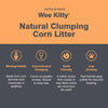 Rufus & Coco Wee Kitty Corn Clumping Cat Litter 9kg