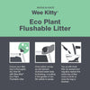 Rufus & Coco Wee Kitty Eco Plant Clumping Cat Litter 9kg