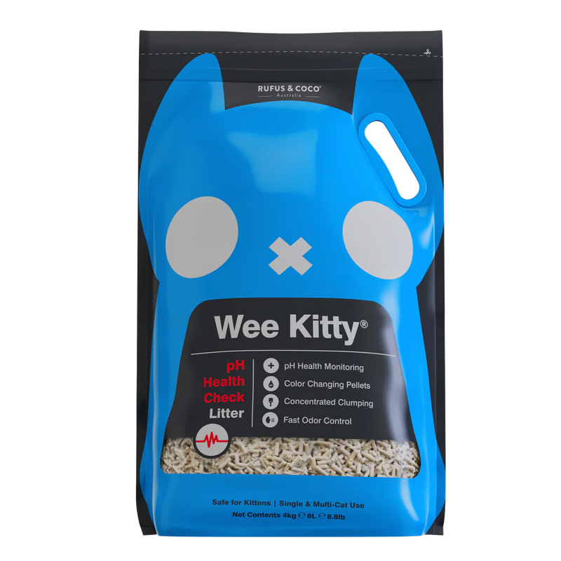 Rufus & Coco Wee Kitty pH Check Tofu Cat Litter 4kg-Habitat Pet Supplies