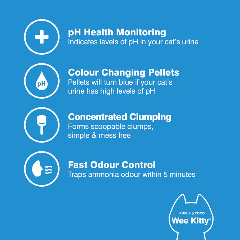Rufus & Coco Wee Kitty pH Check Tofu Cat Litter 9kg