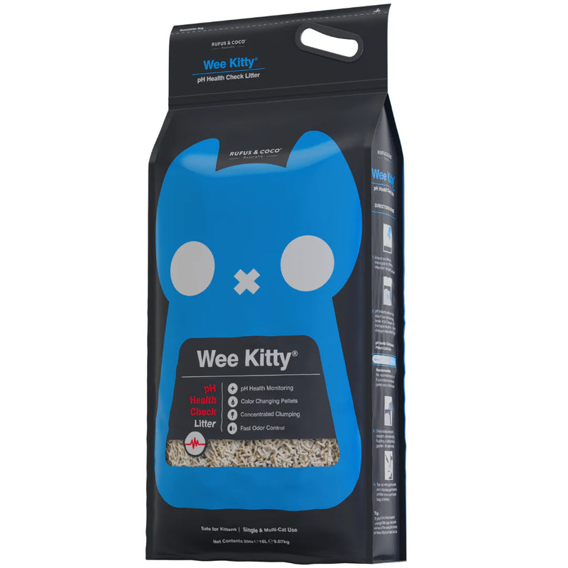 Rufus & Coco Wee Kitty pH Check Tofu Cat Litter 9kg-Habitat Pet Supplies