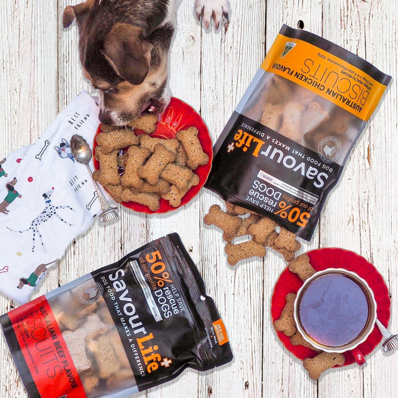 SavourLife Australian Kangaroo Biscuits Dog Treats 500g (+_+)
