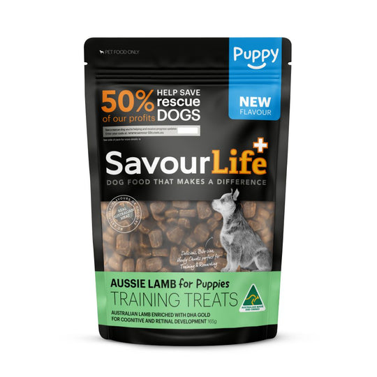 SavourLife Australian Puppy Lamb Training Dog Treats 165g