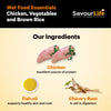 SavourLife Essentials Chicken with Vegetables & Rice Adult Dog Wet Food 400g X12