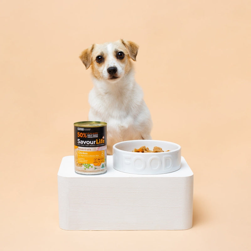 SavourLife Essentials Chicken with Vegetables & Rice Adult Dog Wet Food 400g X12
