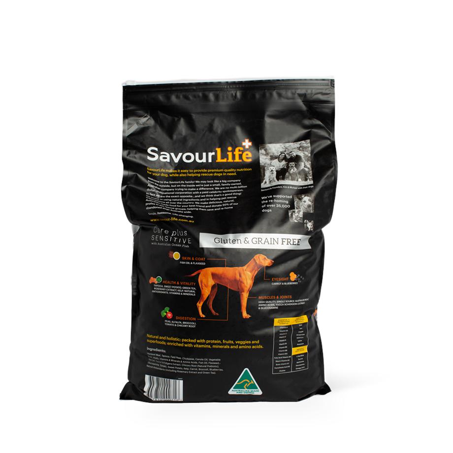 SavourLife Grain Free Sensitive Dry Dog Food Ocean Fish 10kg Habitat Pet Supplies