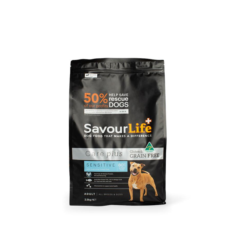 SavourLife Grain Free Sensitive Dry Dog Food Ocean Fish 2.5kg-Habitat Pet Supplies