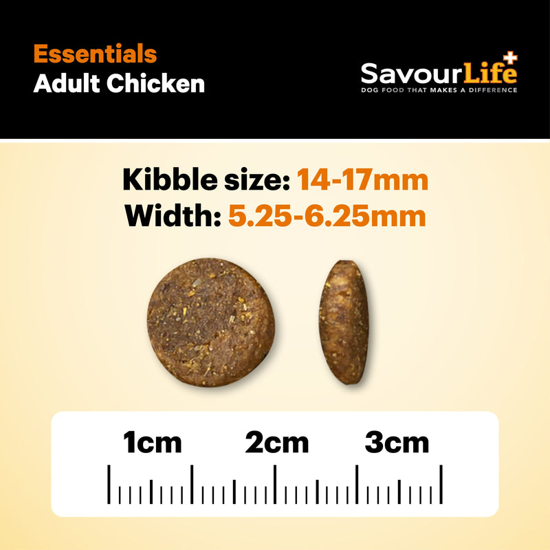Savourlife Essentials Dry Dog Food Chicken with Veggies & Rice 3kg