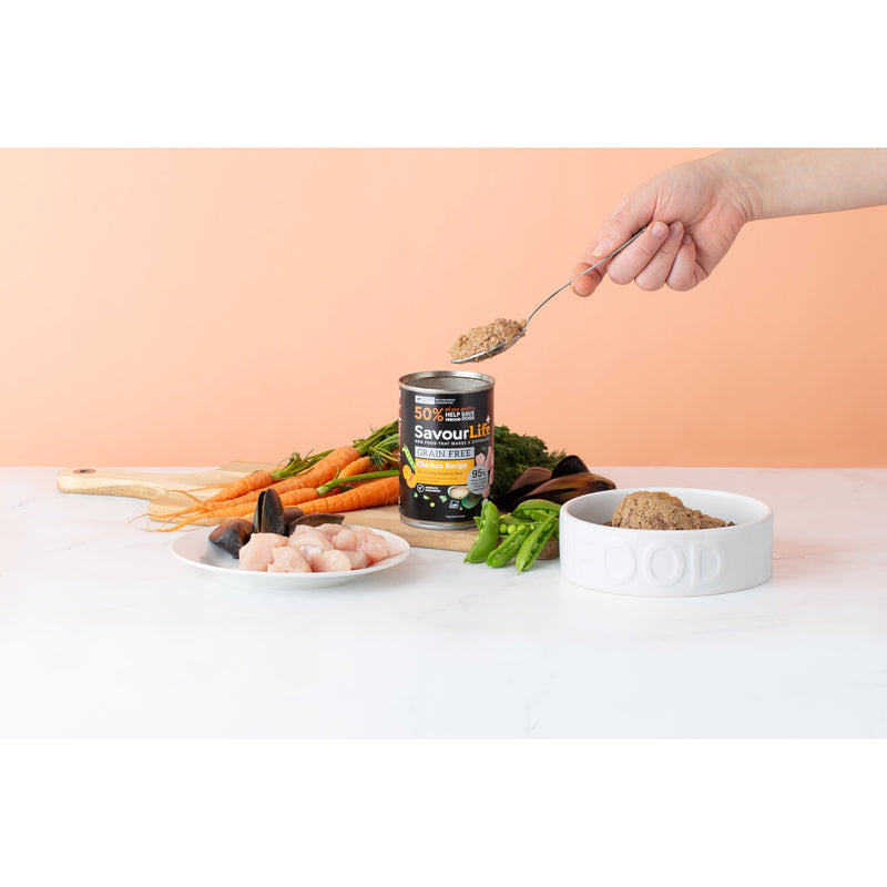 Savourlife Grain Free Chicken Adult Dog Wet Food 375g X12