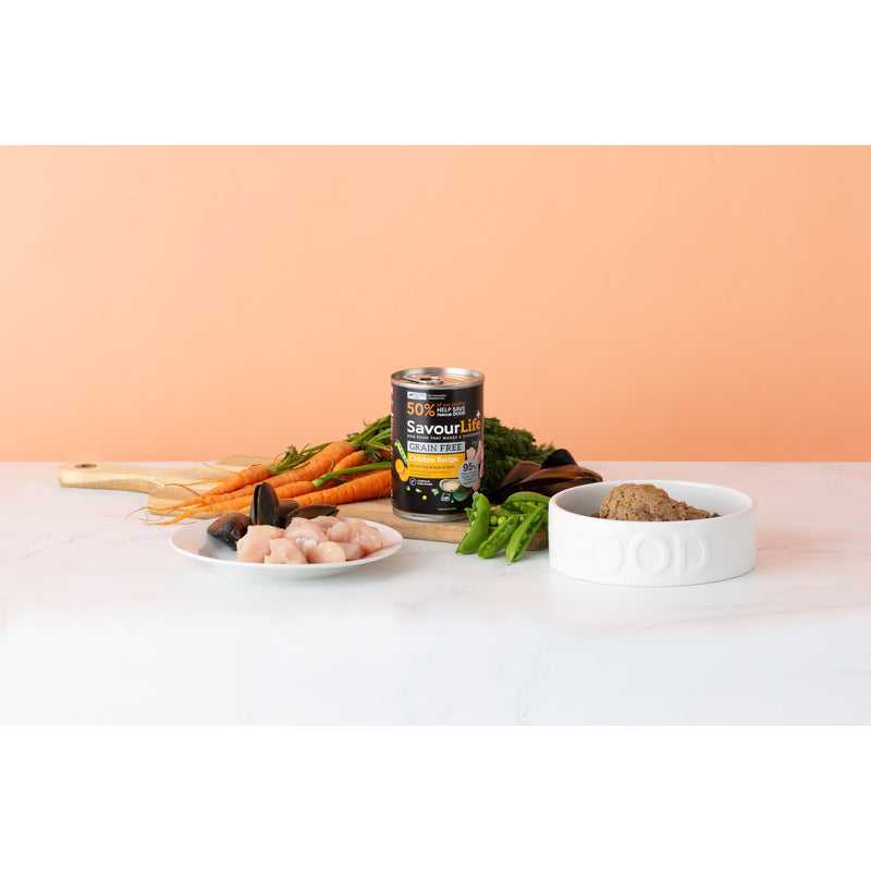 Savourlife Grain Free Chicken Adult Dog Wet Food 375g X12