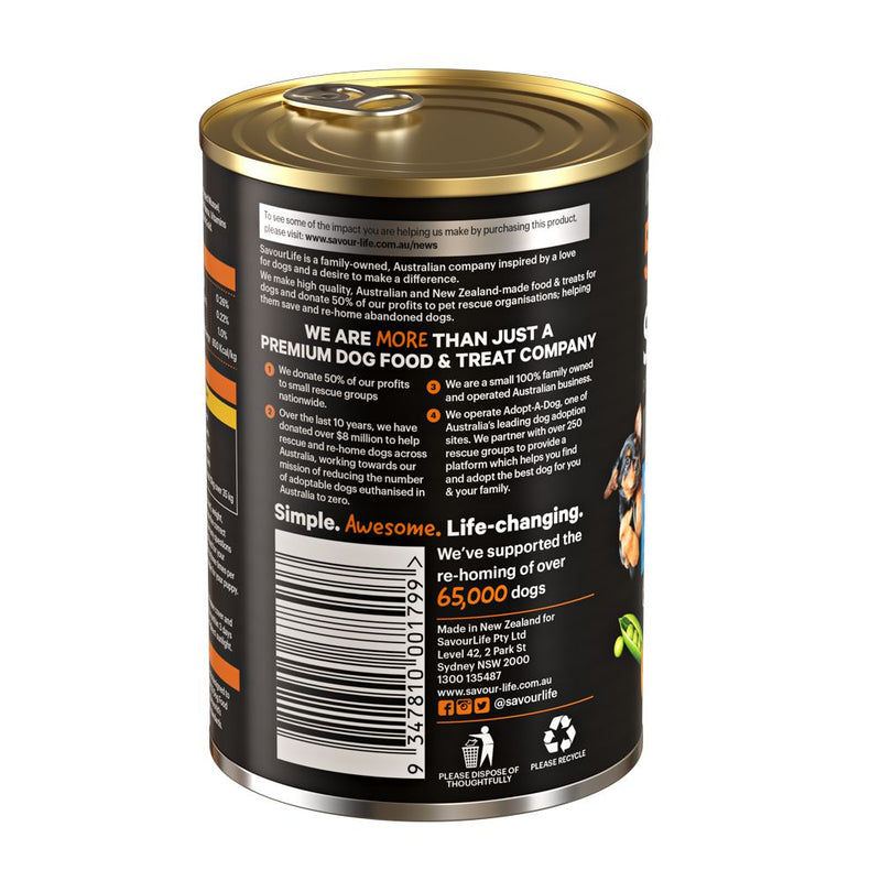 Savourlife Grain Free Chicken Puppy Wet Food 375g
