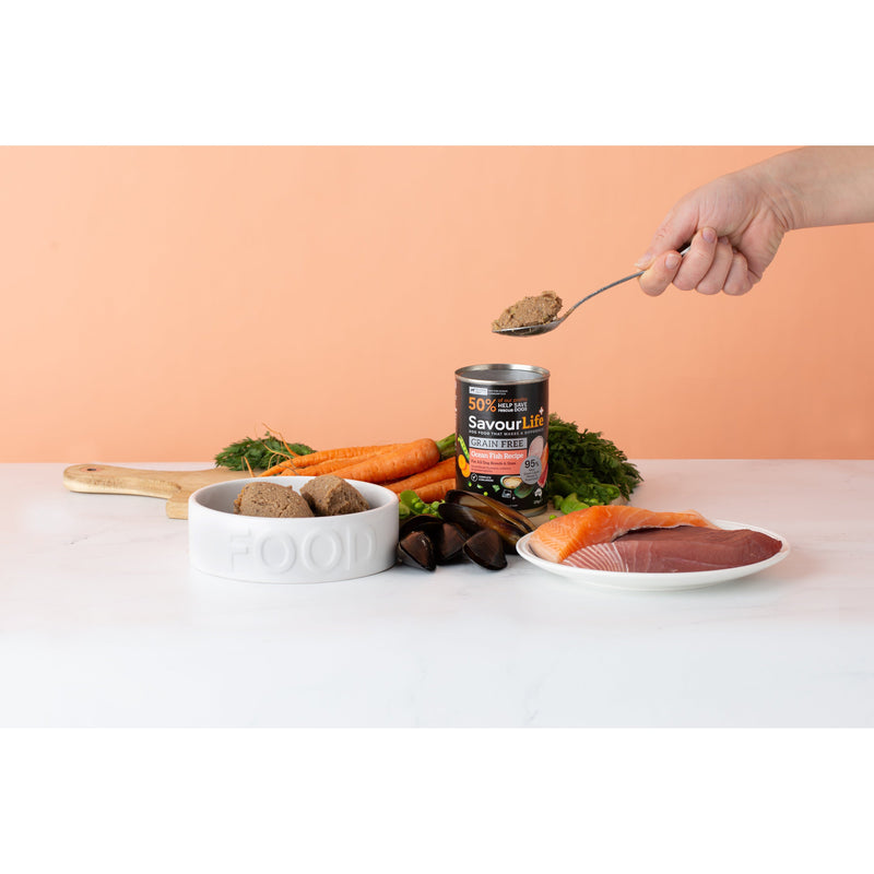 Savourlife Grain Free Ocean Fish Adult Dog Wet Food 375g X12