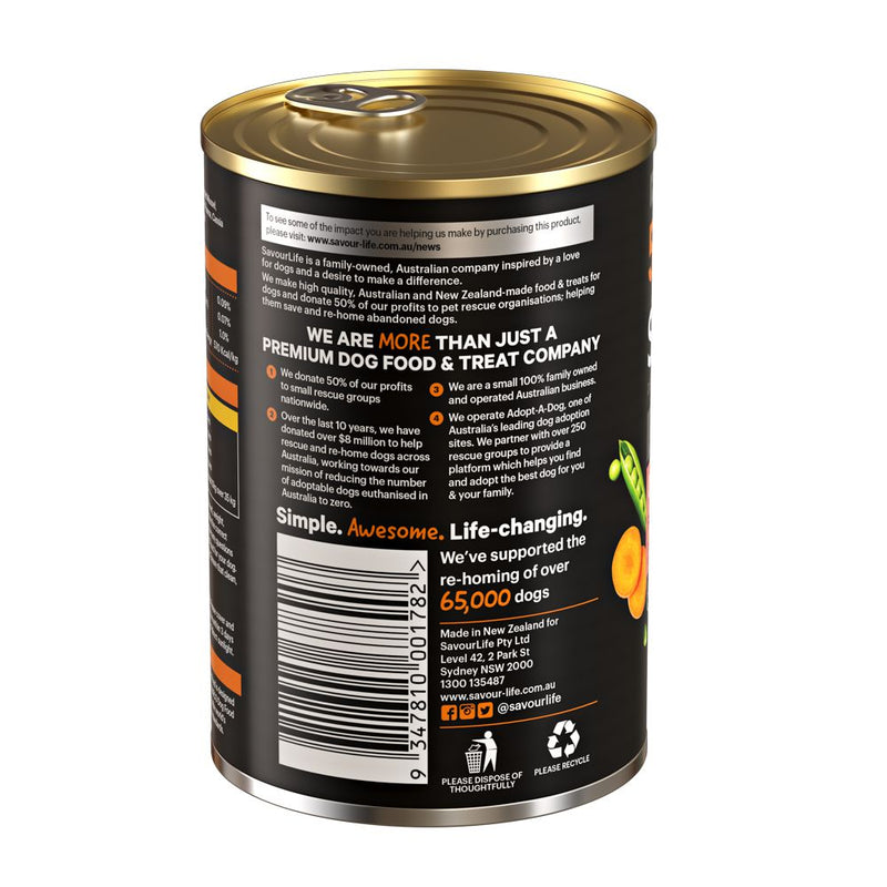 Savourlife Grain Free Ocean Fish Adult Dog Wet Food 375g X12
