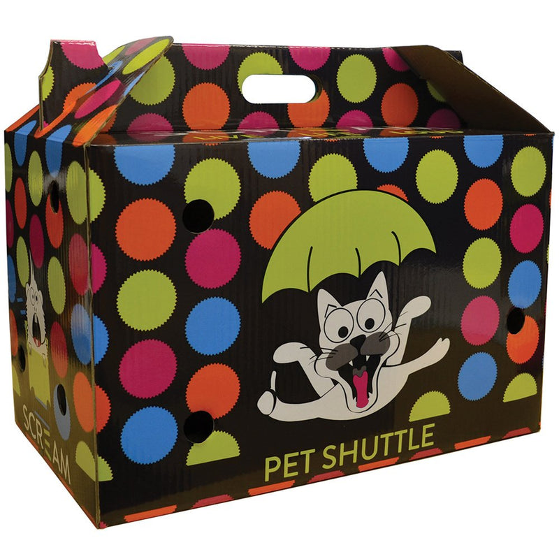 Scream Cardboard Pet Shuttle Carrier-Habitat Pet Supplies