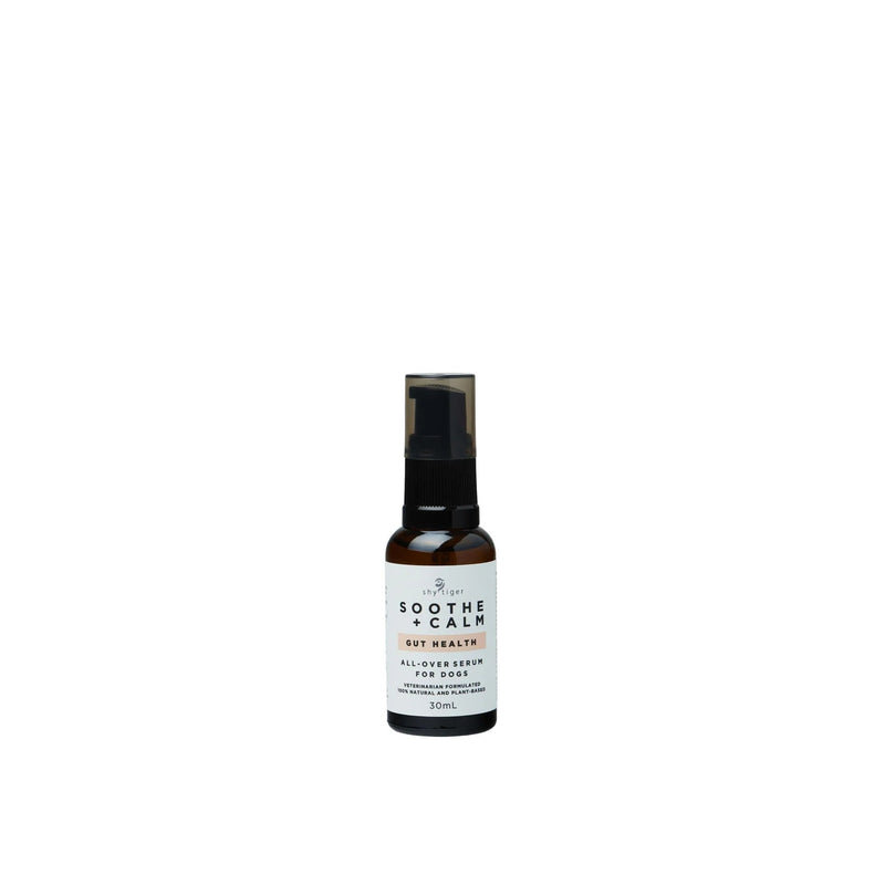 Shy Tiger Soothe and Calm Gut Health and Travel Support Serum for Dogs 30ml***-Habitat Pet Supplies