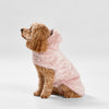 Snooza Dog Apparel Faux Fur Hooded Pink Vest Large
