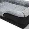 Snooza Tuff Ortho Retreat Dog Bed Black/Chinchilla Extra Large