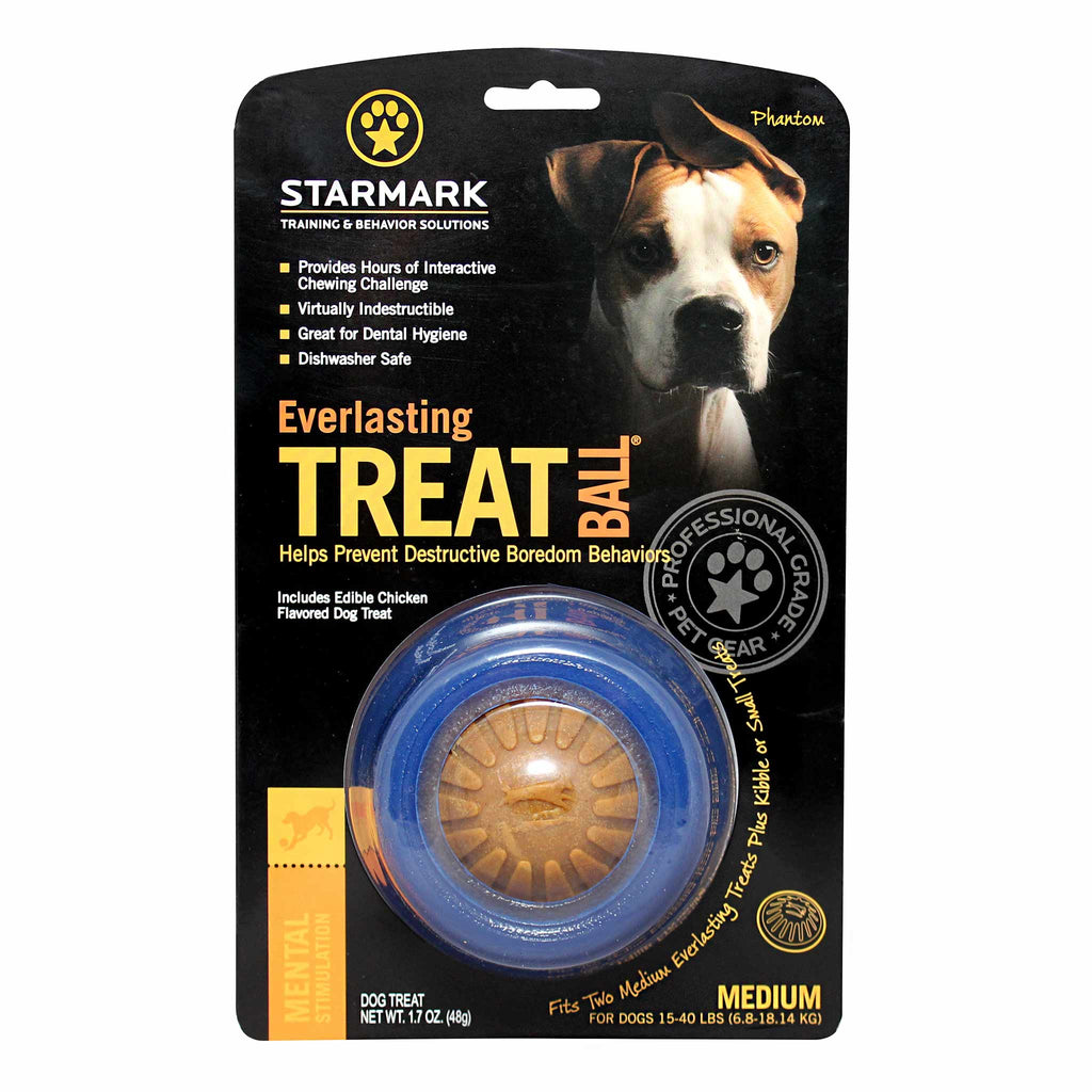 Starmark Everlasting Treat Ball Dog Toy Medium-Habitat Pet Supplies