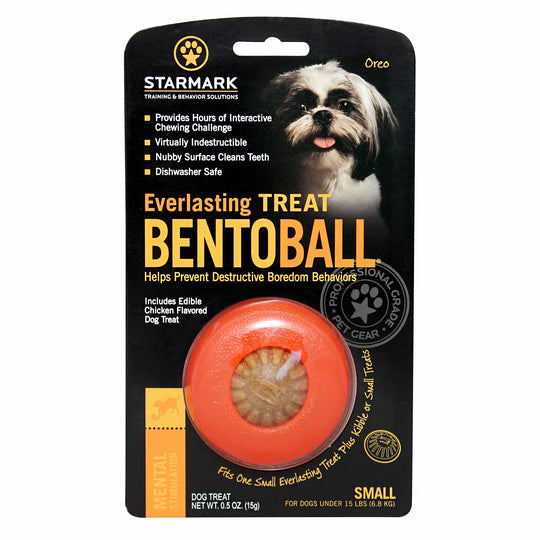 Starmark Everlasting Treat Bento Ball Dog Toy Small
