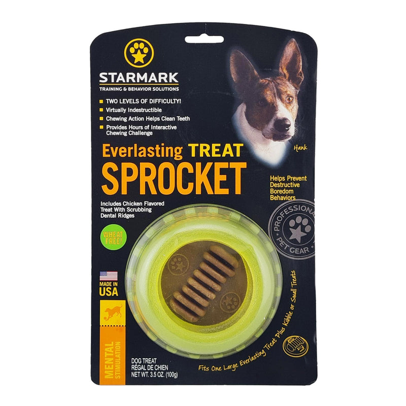 Starmark Everlasting Treat Sprocket Ball Dog Toy Large-Habitat Pet Supplies
