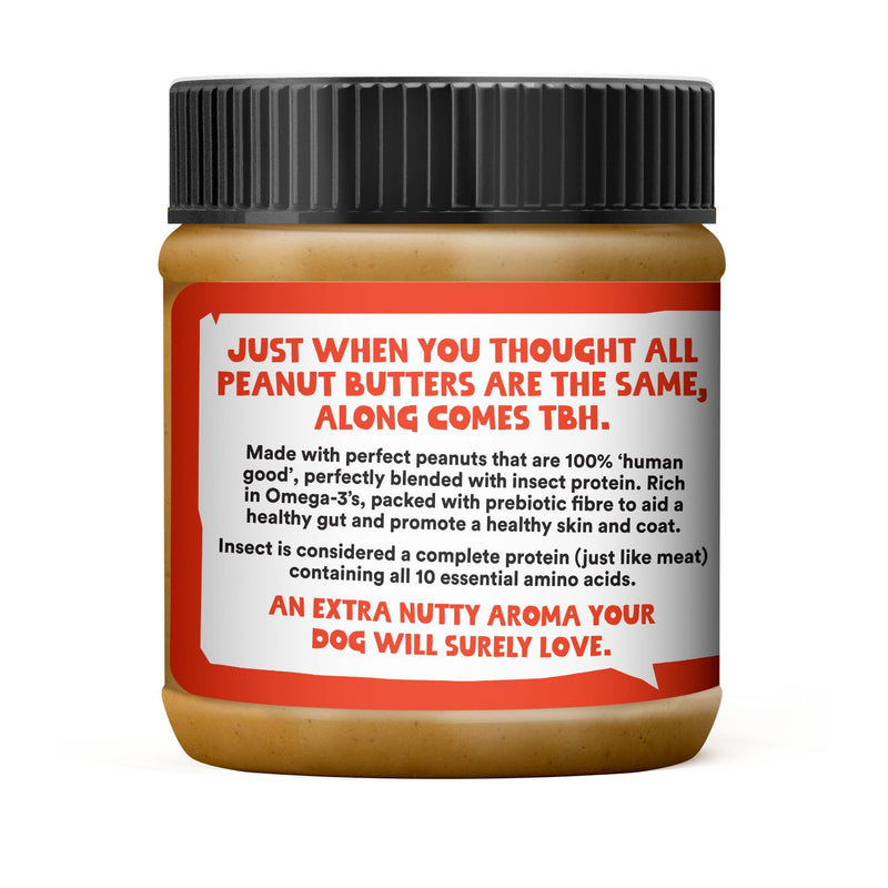 TBH Superfood Peanut Butter with Insect Protein Treat for Dogs 250g