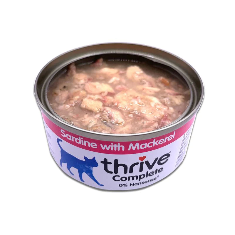 Thrive Sardine and Mackerel Wet Cat Food 75g