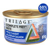 Trilogy Complete Prey Pate Salmon Cat Wet Food 85g x 24-Habitat Pet Supplies