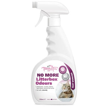 Trouble and Trix No More Litterbox Odours 750ml-Habitat Pet Supplies