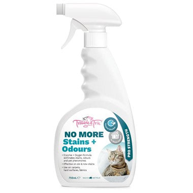 Trouble and Trix No More Stain/Odour 750ml-Habitat Pet Supplies