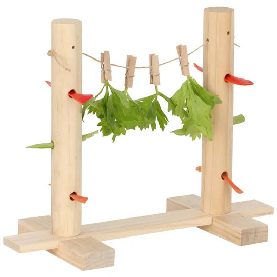 Veggie Patch Peg and Snack Line for Small Animals Medium