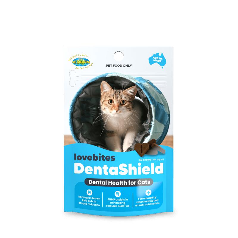 Vetafarm Lovebites Dentashield Dental Chews for Cats 60 Pack :->>-Habitat Pet Supplies
